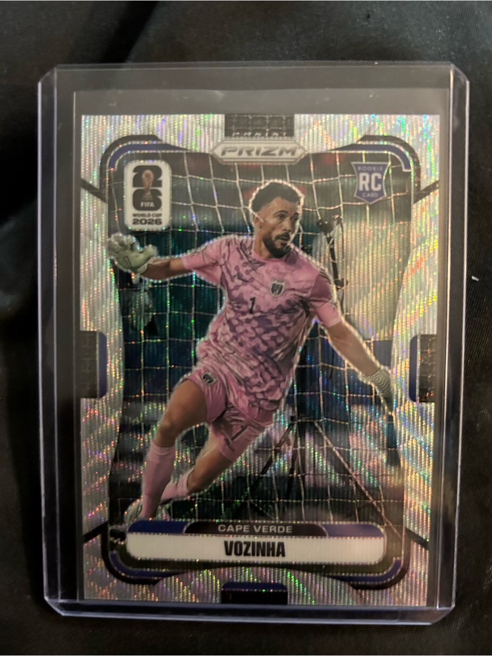 Panini Vozinha Cape Verde Prizm Holo Rookie Card - Pink & White Holo